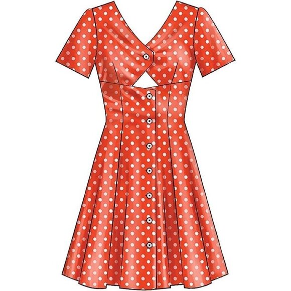 McCall's Sewing Pattern M7949 / R10234 Dress Misses Size 14-22 - Picture 5 of 6